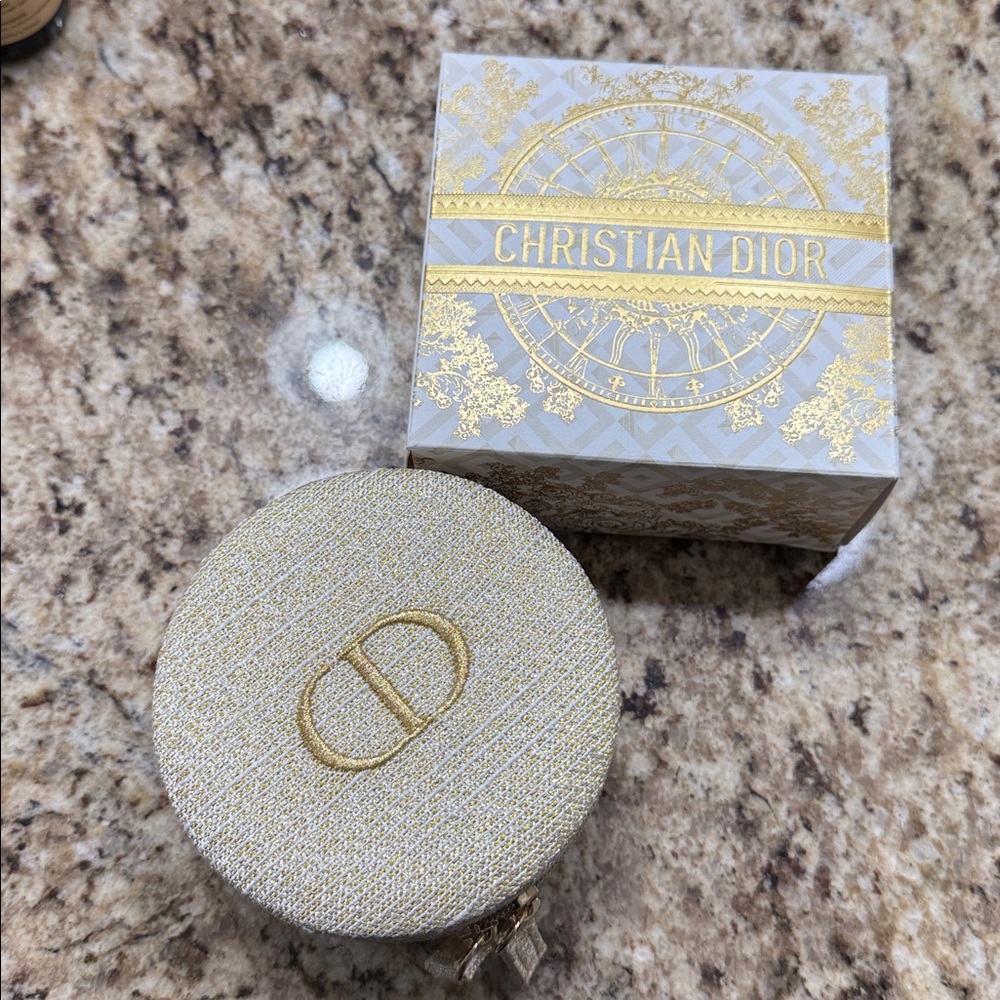 Dior Gold Round Case